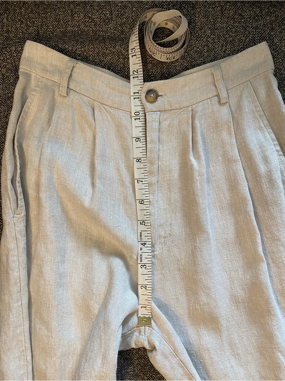 Reformation Wide-Leg High-Rise Linen Pants